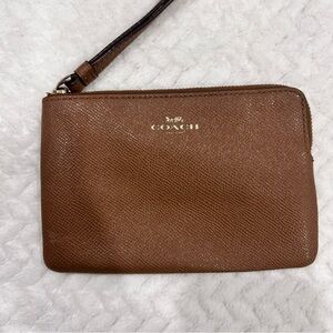 Coach Corner Zip Wristlet